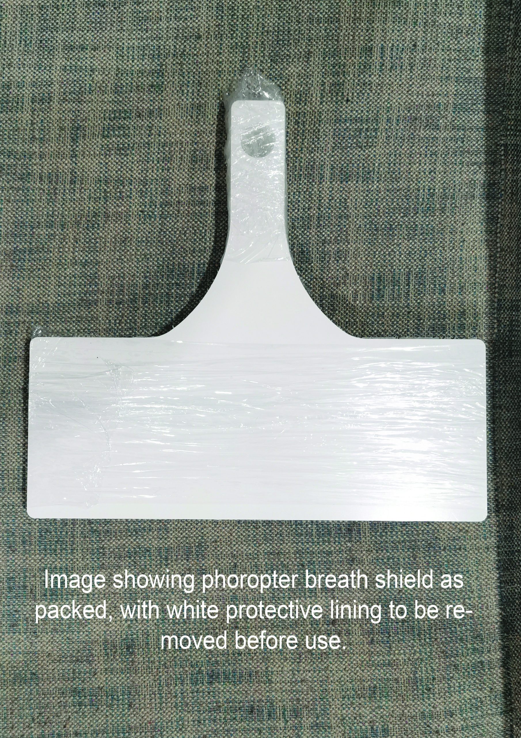 Universal Phoropter Breath Shields – Ophthalmic PPE For Eye Exams